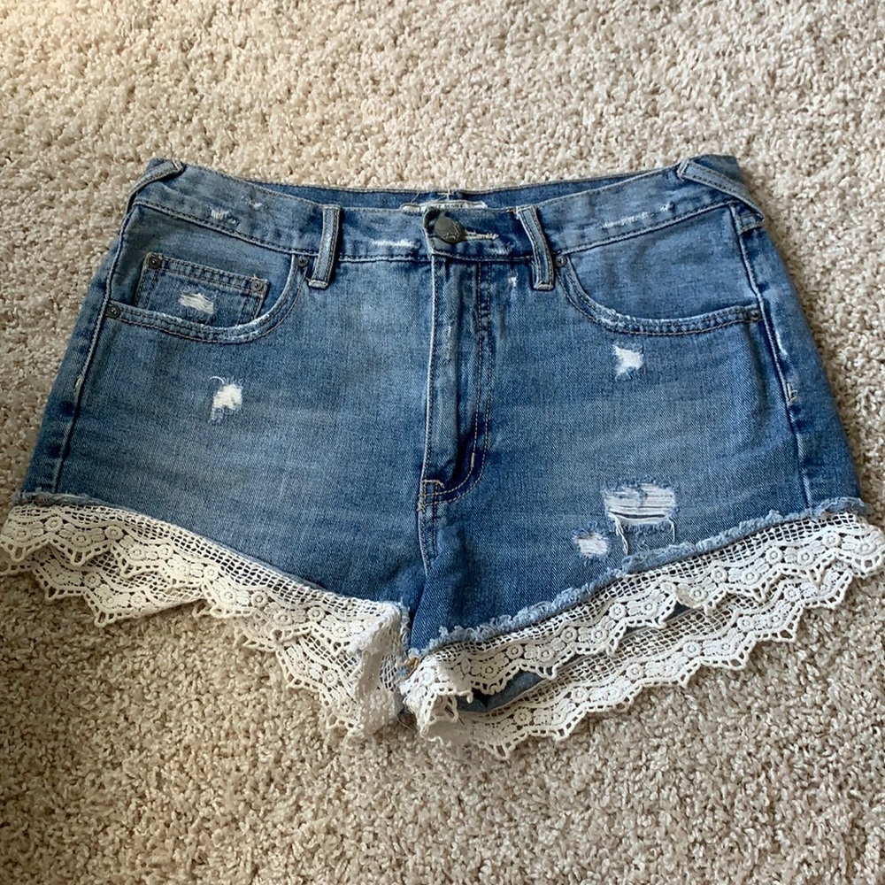 Free People Jean Shorts